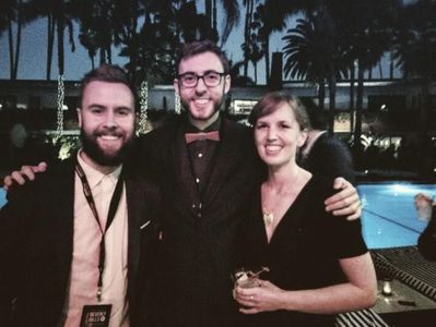 Martin Sharpe and Colin Levy at the Beverly Hills Film Festival
