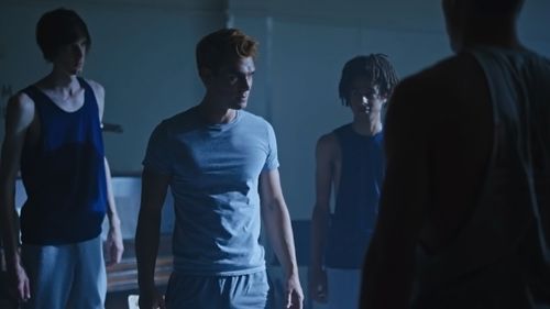 Ghoulies jumping Archie in Juvie.