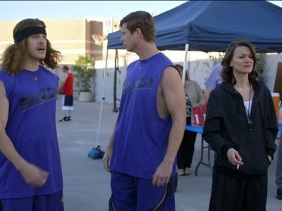 Maribeth Monroe, Anders Holm, and Blake Anderson in Workaholics (2011)