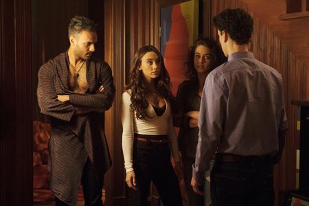 Stella Maeve, Jade Tailor, and Arjun Gupta in The Magicians (2015)