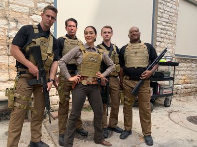 Ready for the raid! On the set of CW’s Walker