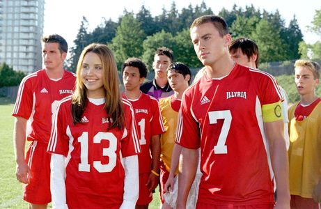 Amanda Bynes, Channing Tatum, and Clifton MaCabe Murray in She's the Man (2006)