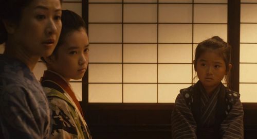 Ayako Kobayashi, Kokone Hamada, and Manami Igashira in Oshin (2013)