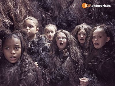 Tallulah Milligan, Meibh Campbell, Bella Ramsey, Tamara Smart, Jenny Richardson, and Dagny Rollins in The Worst Witch (2