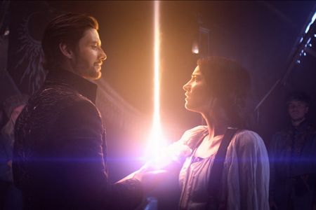Ben Barnes and Jessie Mei Li in Shadow and Bone (2021)