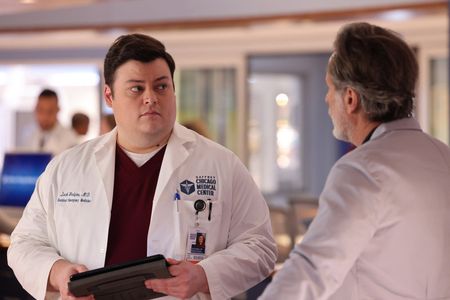 Steven Weber and Conor Perkins in Chicago Med (2015)