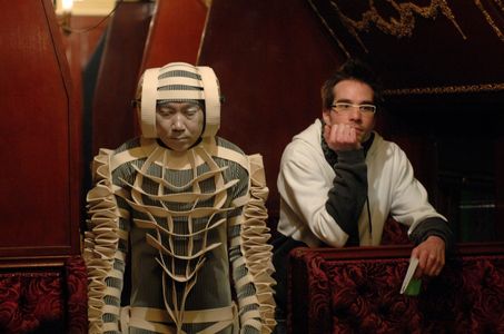Martin Villeneuve on the set of his sci-fi film 