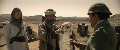 Nicole Kidman, Jay Abdo, and Abdellatif Chaouqi in Queen of the Desert (2015)