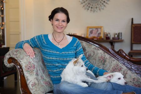 Marjo-Riikka at her home in Los Angeles