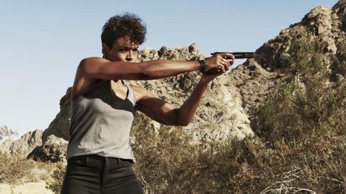 Gillian White as Zara in the action thriller Take Back
