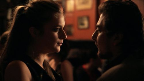 John Harlacher and Caitlin Fitzgerald in Love Simple