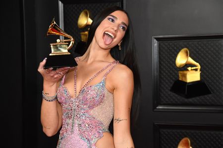 Dua Lipa at an event for The 63rd Annual Grammy Awards (2021)
