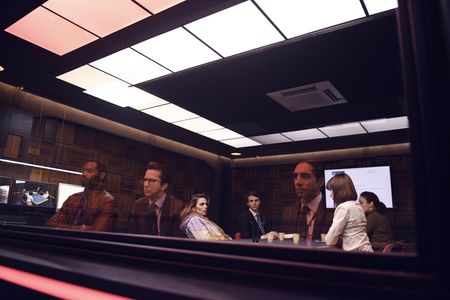 Lee Ingleby, Nicholas Pinnock, Katherine Kelly, Hayley Atwell, Shubham Saraf, Rochenda Sandall, and Mark Quartley in Cri