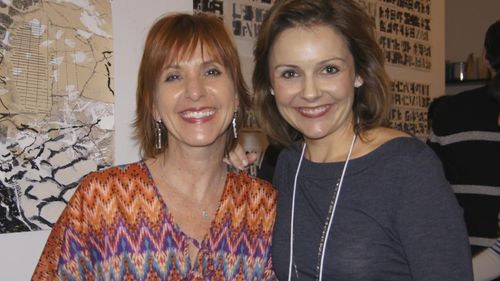 Cynthia Rube (Kerry) and Director Amanda Melby at the New York City Premiere of 