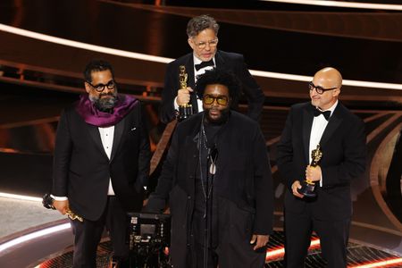 Questlove, Robert Fyvolent, Joseph Patel, and David Dinerstein at an event for The Oscars (2022)