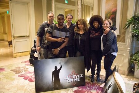 EPK Production Team FGW with ALL EYEZ ON ME star, Demetrius Shipp, Jr.