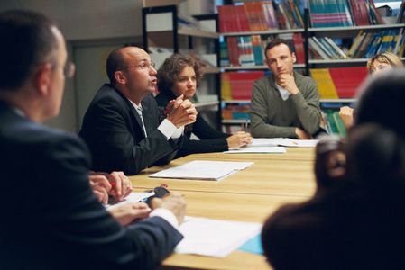 François Bégaudeau, Cécile Lagarde, Olivier Dupeyron, Anne Wallimann-Charpentier, Frédéric Faujas, Vincent Robert, and P