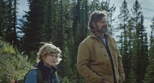 Steve Zahn and Sasha Knight in Cowboys (2020)