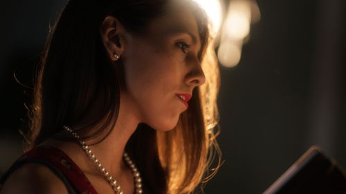 Rene Michelle Aranda in a test shoot: for MASTERBUILT M-VISTA LENS SERIES.