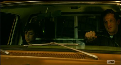Nathan Darrow and Dominic Ruggieri in Preacher (2016)