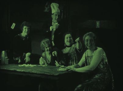 Annette Benson, Violet Farebrother, Barbara Gott, Ian Hunter, and Isabel Jeans in When Boys Leave Home (1927)
