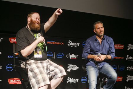Hans Herbots at an event for The Treatment (2014)