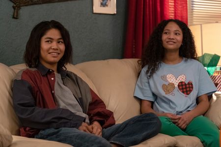 Faith Bryant and Sean Lew in The Cleaning Lady (2022)