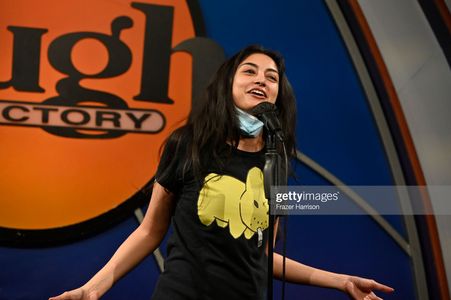 Fizaa Dosani performing at Laugh Factory Hollywood, California