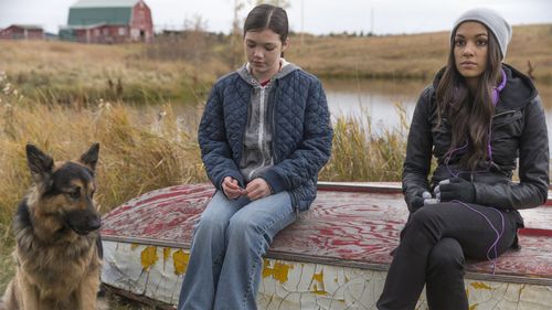Alisha Newton and Madison Cheeatow in Heartland (2007)