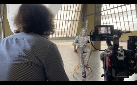Carlo Alberto Orecchia interviewing Iggy Pop.