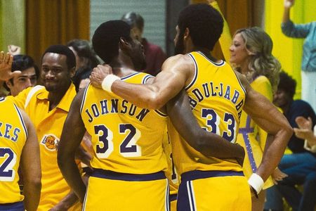 Solomon Hughes and Quincy Isaiah in Winning Time: The Rise of the Lakers Dynasty (2022)