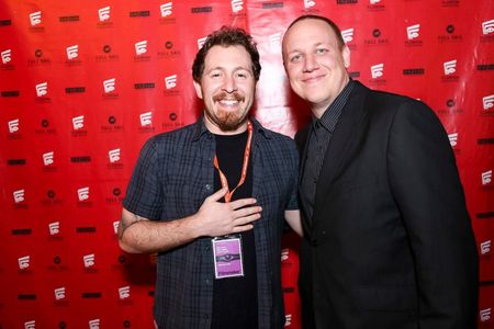 Anthony DiBlasi (Director) and Michael Orlowski (Supervising Sound Editor/Mixer) walk the red carpet at Opening Night Fl