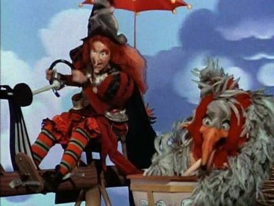 Joy Campbell, Walker Edmiston, and Billie Hayes in H.R. Pufnstuf (1969)