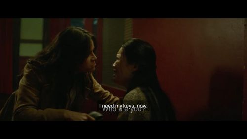 Michelle Rodriguez and Caroline Chan in The Assignment (2016)