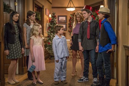 Candace Cameron Bure, Mckenna Grace, Isaak Presley, Michael Campion, Ashley Liao, Elias Harger, and Soni Bringas in Full