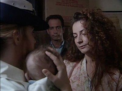 Karen Davitt, Lisa McCune, and Martin Sacks in Blue Heelers (1994)