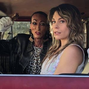 Austin as Chrystal with Miss Sadistic as Elenor in Cannibal Comedian