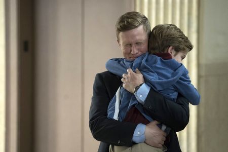Detective Stahl and his son Justin. Shades of Blue Season 2 Ep. 2.