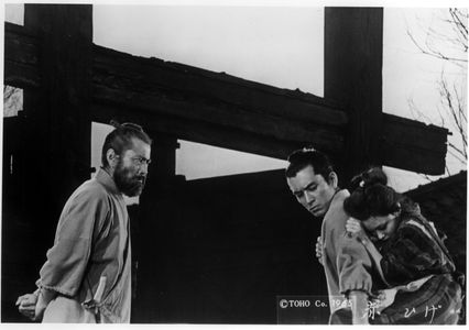 Toshirô Mifune, Yûzô Kayama, and Terumi Niki in Red Beard (1965)
