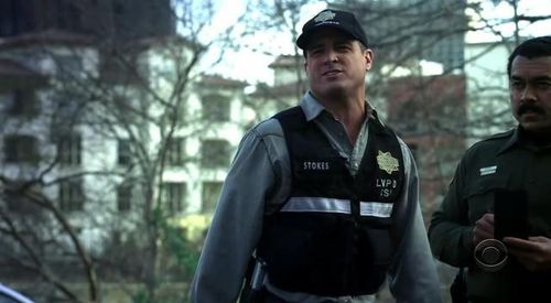 George Eads and Larry Mitchell in CSI: Crime Scene Investigation (2000)