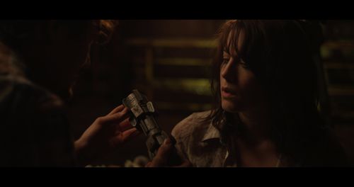 Jesse James and Kate Alden in The Hollow One (2015)