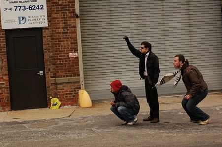 On the set of 