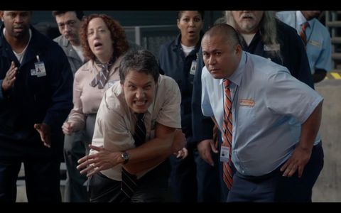 Brent Pope with John Ross Bowie in Speechless, Episode 2.3, J-J's D-R--Dream.