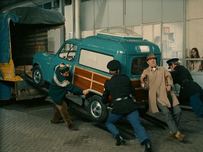 Jacques Tati and Marcel Fraval in Trafic (1971)