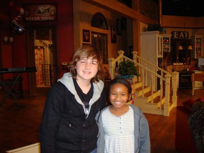 Kiara on the set of 