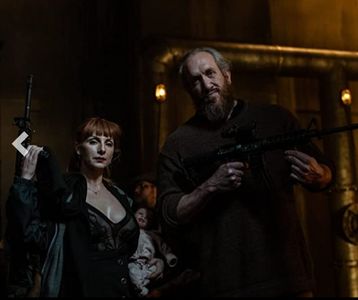 Najwa Nimri and Francisco Javier Pastor