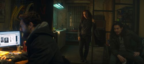 Desmond Chiam and Erin Kellyman in The Falcon and the Winter Soldier (2021)