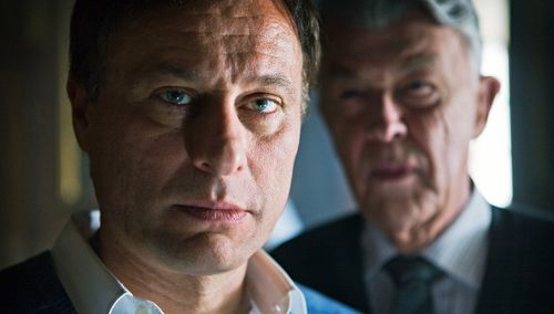 Michael Nyqvist and Sven-Bertil Taube in The Girl with the Dragon Tattoo (2009)