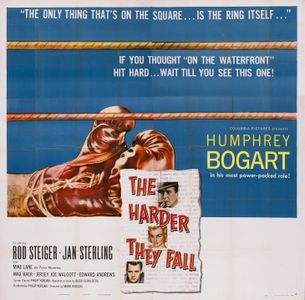 Humphrey Bogart, Rod Steiger, and Jan Sterling in The Harder They Fall (1956)