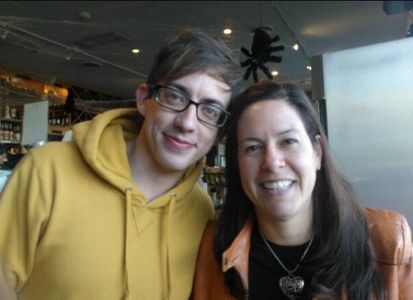 MARIA ELENA HEREDIA and ACTOR KEVIN MCHALE 